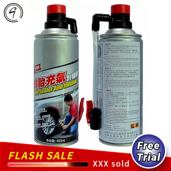 450ML KOBY Tire Sealer and Inflator Easy Hose Tire Inflator Sealant