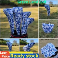 2023 NEW for❀▲◙ [Full range]Antique Orchid Golf Headcover for Putter Iron Driver Hybrid Fairway Woods Golf Club Cover PU Leather Protector Waterproof Wood Covers