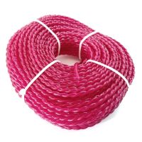 Newest 3mm Brush Cutter Strimmer Line Mowing Nylon Trimmer Rope Wire Oval Straw 60M Lawn Mower Accessory