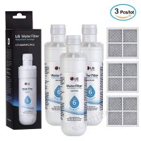 Replacement for LG LT1000P LT1000PC MDJ64844601 ADQ74793501 LMXC23796S LT120F Refrigerator Water and Air Filter3Pack