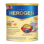 Sữa Bột Herogen Pedia Tăng Cân Cho Bé 1 - 10 Tuổi, Lon 900g