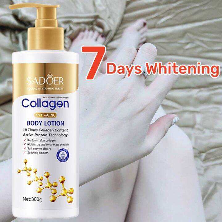 300ML Just 7 Days Effective Whitening Body Lotion Nicotinamide ...