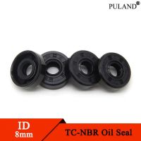 2/5/10pcs ID 8mm NBR Oil Seal TC-8*14/15/16/18/22*4/4.5/5/7/8mm TC Nitrile Rubber Double Lip Oil Seals Gas Stove Parts Accessories