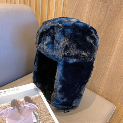 ผู้หญิงฤดูหนาวหนาอบอุ่นหมวกรัสเซียหมวกเกาหลีแฟชั่น Ushanka Earflap นักบินหมวกผู้หญิงแนวโน้มเครื่องบินทิ้งระเบิดหมวกปรับ