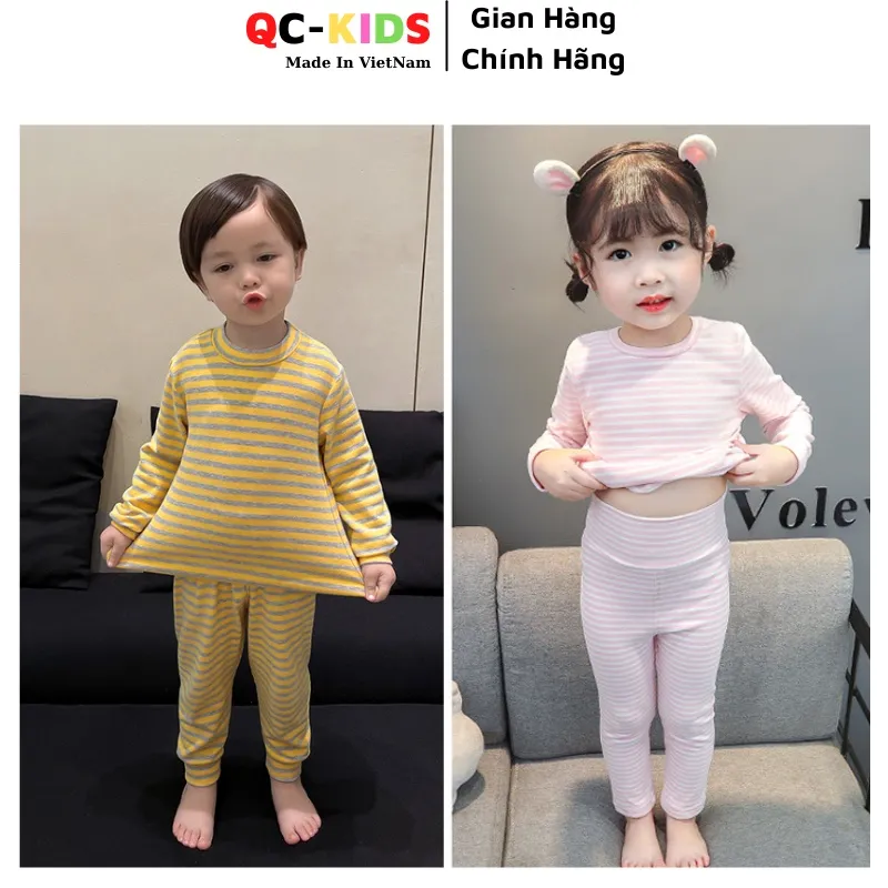 Quần Áo Trẻ Em Thu Đông Hàn Quốc 1 Tuổi Đến 5 Tuổi Qc-Kids, Đồ Bộ Cho Bé  Trai Bé Gái 8-18Kg | Lazada.Vn