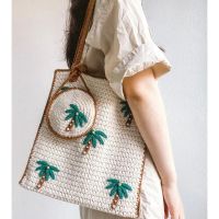 Designer Fashion Crossbody Bags for Women New Ethnic Style Woven Tote Bag Casual Shopping Party Shoulder Messenger Bag