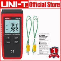 UNI-T UT320D เครื่องวัดอุณหภูมิแบบมินิติดต่อ, เทอร์โมคัปเปิลแบบสองช่องทาง K/J เพื่อเก็บข้อมูลโดยอัตโนมัติ