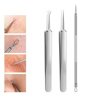 Acne Needle Closed Mouth Needle Disposable Cell Clip Scraping Blackhead Forceps Picking and Squeezing Tools for Acne and Pimples Face Skin Care Tools