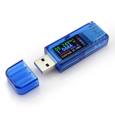 RIDEN AT34 USB 3.0 Color LCD Voltmeter Ammeter Voltage Current Meter Multimeter Battery Charge USB Tester New PC