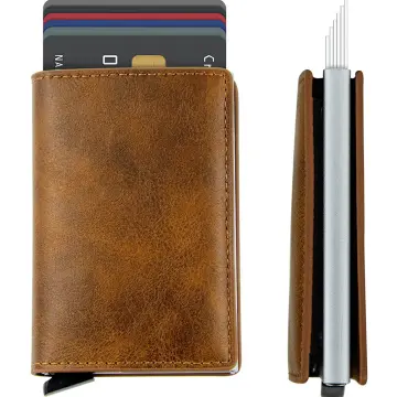 Up To 54% Off on Slim Thin Mens Leather Wallet