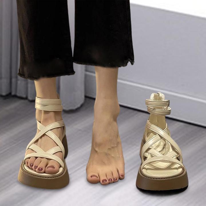 yotjar-รองเท้าเสริมส้นแฟชั่นผู้หญิงในร่มกลางแจ้งรองเท้าแตะส้นหนารองเท้าแตะส้นหนา
