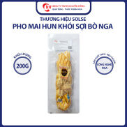 Phô mai hun khói bò Solse, phomai xông khói công nghệ Nga Solse thanh 200g
