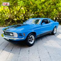 Maisto 1:18 NEW 1970 Ford Mustang Mach 1 Car Die casting Alloy Retro Car Model Classic Car Model Car Decoration Collection gift