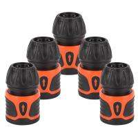 5Pcs 1/2" Garden Hose Quick Connector Water Pipe Connector Home Gardening Accessories