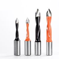 □ 1pc Tungsten Carbide Alloy Gang Drill Bit Woodworking Through Hole Drill CNC Router Bit Resistant Dia.5-10mm Hole Making