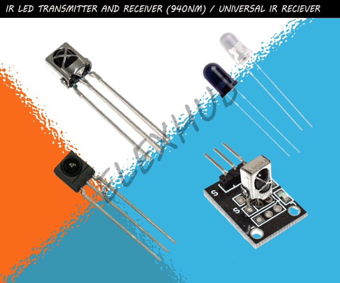 IR INFRARED LED TRANSMITTER AND RECEIVER (940NM) UNIVERSAL INFRARED