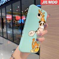 JIUMOO เคสปลอกสำหรับ Samsung J4บวก2018 J4อย่างดีเยี่ยมเคสขอบสี่เหลี่ยมด้านข้างบางเคสมือถือนุ่มซิลิโคนเคสป้องกันการกระแทก