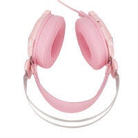 หูฟังเกม7.1 Virtual Surround Pink Game Headset สำหรับเกม