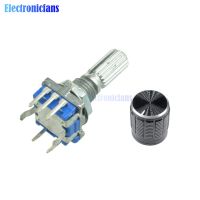 1 ชุด EC11 Rotary Encoder Code Switch Digital Potentiometer 360 องศาพร้อมปุ่ม 7 Pins Shaft Dia 6mm * 20mm สําหรับ Arduino