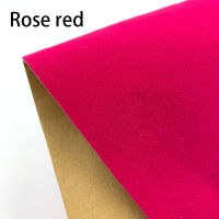 N57H 8Colors Gift Package Jewelry Box DIY materials flannel Self-adhesive Jewelry boxes DIY wine box