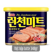 COMBO 2 HỘP - NẮP VÀNG  Thịt Hộp Lotte The Luncheon Meat Hàn Quốc