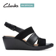 Giày Sandal Đế Xuồng Da Lộn Nữ Clarks Un Plaza Go