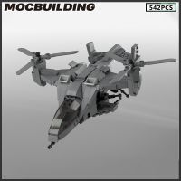 เครื่องบินเฮลิคอปเตอร์ UH-144เหยี่ยว MOC บล็อกตัวต่อเครื่องบินจำลองอิฐ DIY ชิ้นส่วนของเล่นที่สร้างสรรค์คอลเลกชันเกมคริสต์มาส