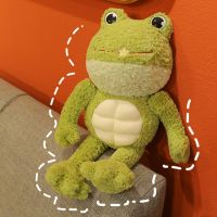 New Muscle Frog Doll Plush Toy Fitness Boyfriend Funny Pillow Gift for Girlfriend