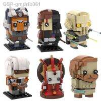 ดาว Qsv35 Figma-Wars Vader Blocos De Construção Para Crianças Anakin Ewoked Ahsoku Kuiils ทั่วไป-Grievous Brickheadz ของเล่นหุ่นอะนิเมะ