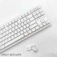 137 Keys Keycaps PBT Sublimation XDA Height GMK Mechanical Keyboard White Keycap For Cherry MX Switch For Apple MAC ISO