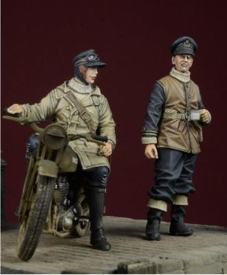 1/35 Resin Figures Model Kits Scene Royal Navy Set 2 figure Unassambled Unpainted