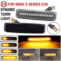 LED Dynamic Turn Signal Light Side Marker Lamp Repeater Signal Lights For BMW 5 Series E39 1995-2003 M5