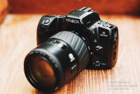ขายกล้องฟิล์ม Minolta A303si Serial  97750408 พร้อมเลนส์ Minolta 100-300mm