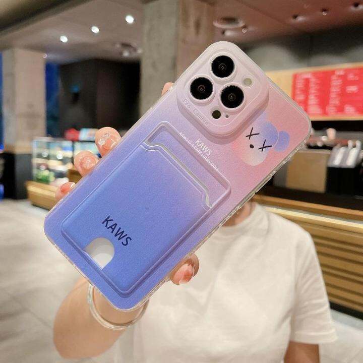 เคสนิ่มที่ใส่กระเป๋าช่องเสียบบัตรสำหรับ-note-infinix-10-note-เคส11i-การ์ตูนรูปหัวใจรักหมียิ้มฝาครอบโทรศัพท์เนื้อนิ่ม-tpu-ดอกไม้เคสด้านหลังกันกระแทก