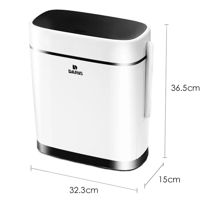 Bathroom Trash Can Toilet Cleaning Brush Double Layer Toilet Narrow