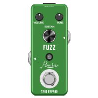 Rowin LEF-306 Guitar Fuzz pedal Traditional Fuzz effect plump and rich True Bypass Projector Mounts