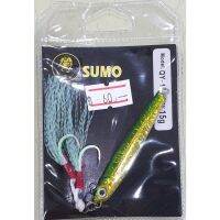 ?ของมีจำนวนจำกัด? เหยื่อจิ๊ก micro jig sumo QY-15/ QY-20 ประกอบพร้อมตัวเบ็ด+พู่ 2 ตัว สำหรับงานทะเล    KM4.28874?ส่งด่วน?