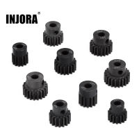 INJORA 1PCS โลหะเหล็ก 5mm M0.8 32P มอเตอร์เกียร์ Pinion 13T 14T 15T 16T 17T 18T 19T 20T 21T สำหรับ 1/10 1/8 RC รถอะไหล่-lihelong3