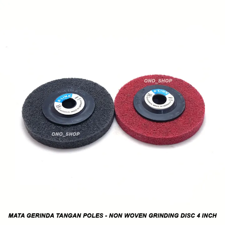 Mata Gerinda Tangan Poles Non Woven Grinding Disc 4 Inch Lazada