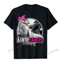 Auntiesaurus Rex Aunt Dinosaur Auntie Saurus Family Camisas Top Simple Style Top T-Shirts Tops Tees Harajuku Cotton Men