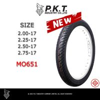 PKT [ยางใหม่ปี 23] ยางนอกมอเตอร์ไซค์ขอบ17 ล้อขอบ17 รุ่น MO651