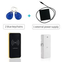 Electronic RFID Key Card Cabinet locker locks for Safe Cabinet storage box in Gold color