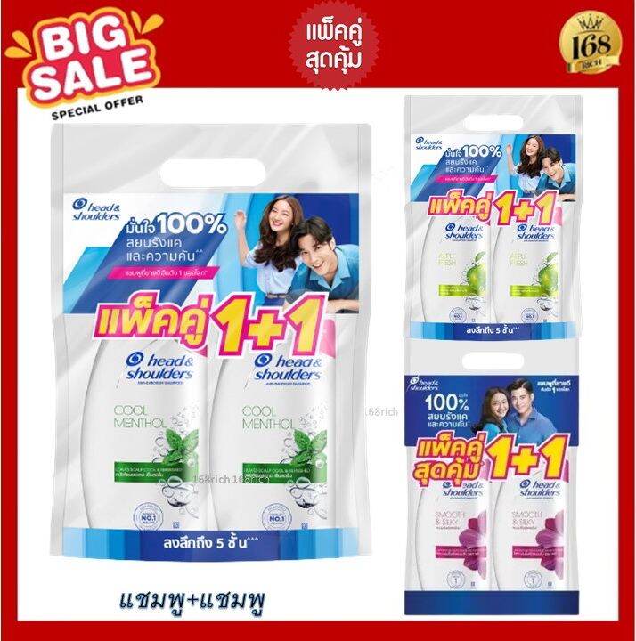 ส่งฟรี-แพ็คคู่-เฮด-แอนด์-โชว์เดอร์-แชมพู-400-มล-แพคคู่-head-and-showder-shampoo-anti-dandruff-head-amp-showder-แชมพู-ขจัดรังแค