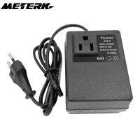 METERK หม้อแปลงไฟฟ้าแบบ Step Down อัจฉริยะ,อะแดปเตอร์แปลงไฟ AC 200W AC 220V เป็น110V สำหรับใช้ในบ้านเวลาเดินทาง