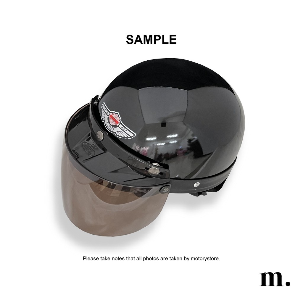 MHR III Design Helmet Kura Half Cut Steng With Visor (Not Oe MHR)