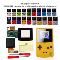 DIY GBC Console Screen LCD Kits Shell case buttons for Game boy Color Backlight LCD Screen 5 Levels Brightness screw drivers