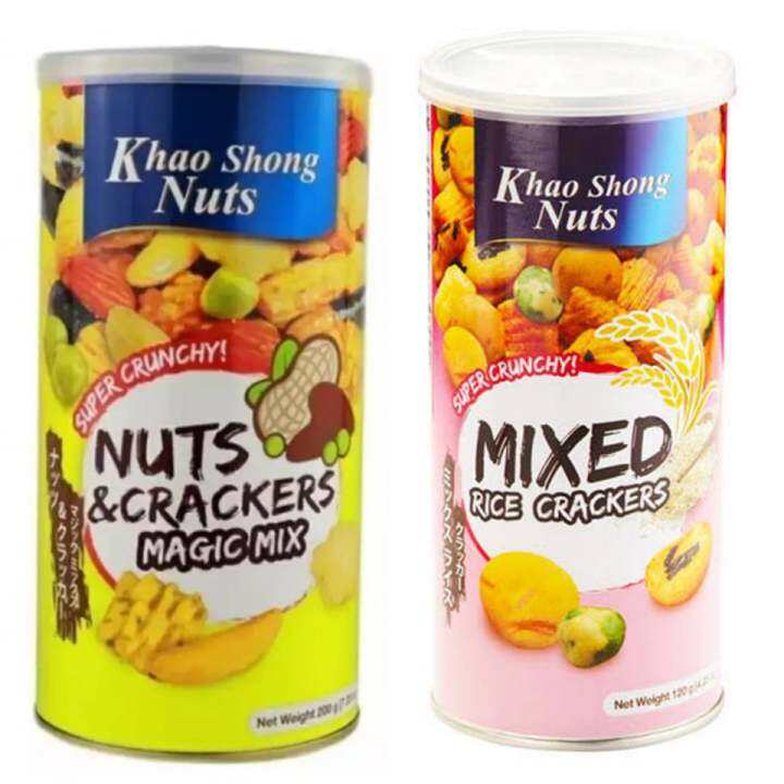 Khao Shong Nuts Mixed Rice Crackers Nuts & Crackers Magic Mix 200g