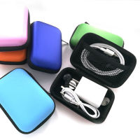 Headphone Data Cable Storage Case Charger Rectangular EVA Zipper Bag Pocket Pouchhot
