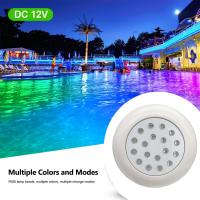 Pool Light Underwater Ambient Light IP68 Waterproof Multi Color RGB Wall Mounted Submersible LED Party Christmas Decoration Lamp