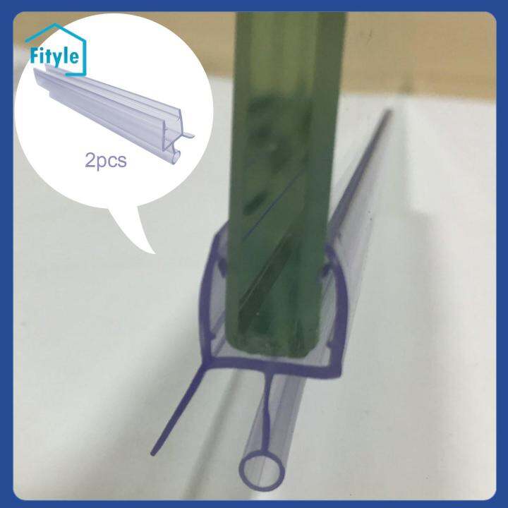 Fityle Shower Door Bottom Seal Strips Shower Door Sweeps for Bathroom